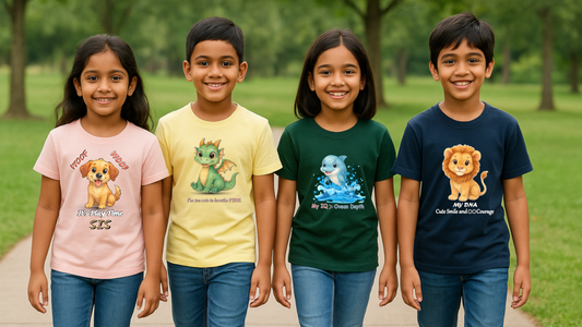 Best Cotton T-Shirts for Kids in Indian | Kukoo’s Kidswear